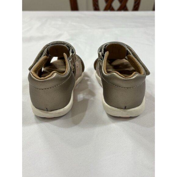Stride Rite Toddler Girls Size 7 SRTech Xena Leather Sandals - Picture 5 of 7